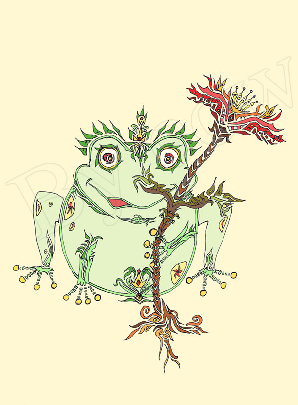 Afficher : Grenouille tribale Afficher : Grenouille tribale